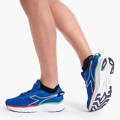 Diadora Men's Equipe Atomo Running Shoe - Royal Blue/Gold - Regular (D) 2 Diadora Men's Equipe Atomo Running Shoe - Royal Blue/Gold - Regular (D) - Image 2