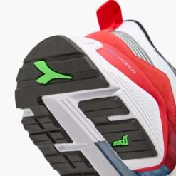 Diadora Men's Vigore 2 Running Shoe - White/Black/Firey Red - Regular (D) -Fashion Shoes Shop 101.179081 C6714 30 HR