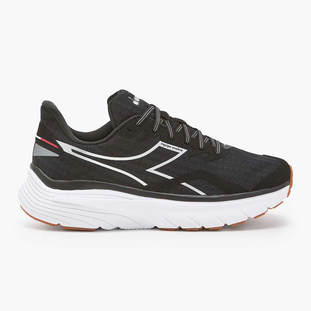 Diadora Men's Nucleo Running Shoe - Black/Silver/White - Regular (D) 1 Diadora Men's Nucleo Running Shoe - Black/Silver/White - Regular (D)