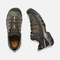 Keen Men's Targhee III Leather Waterproof Hiking Shoe - Black Olive/Golden Brown - Regular (D) -Fashion Shoes Shop 1017784 PLD PDP