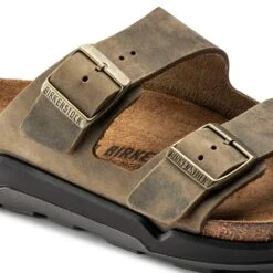 Birkenstock Men's Arizona Rugged Sandal - Faded Khaki - Regular -Fashion Shoes Shop 1018463 detail 1