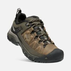 Keen Men's Targhee III Waterproof Hiking Shoe - Bungee Cord/Black - Wide (2E) -Fashion Shoes Shop 1018597 3Q PDP