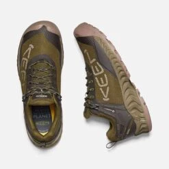 Keen Men's NXIS Evo WP Hiking Shoe - Dark Olive/Black Olive - Regular (D) -Fashion Shoes Shop 1025909 PLD PDP 1