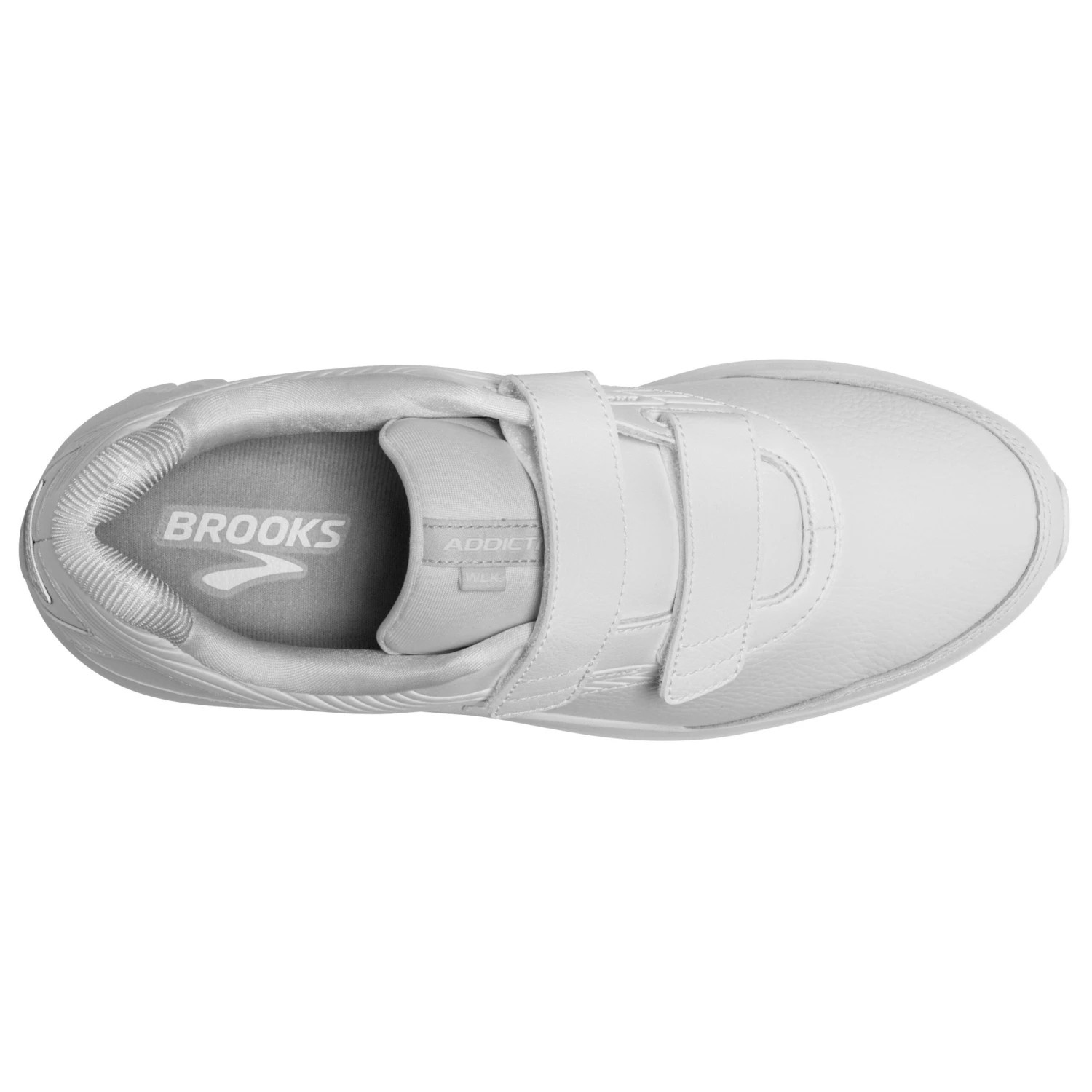 BROOKS Men's Addiction Walker V-Strap 2 Walking Shoe - White/White- Regular (D) 5 BROOKS Men's Addiction Walker V-Strap 2 Walking Shoe - White/White- Regular (D) - Image 5