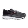 BROOKS Men's Dyad 11 Running Shoe- Blackened Pearl/Alloy/Red - Wide (2E)