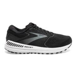 BROOKS Men's Beast 20 Running Shoe- Black/Ebony/Grey- Wide (2E)