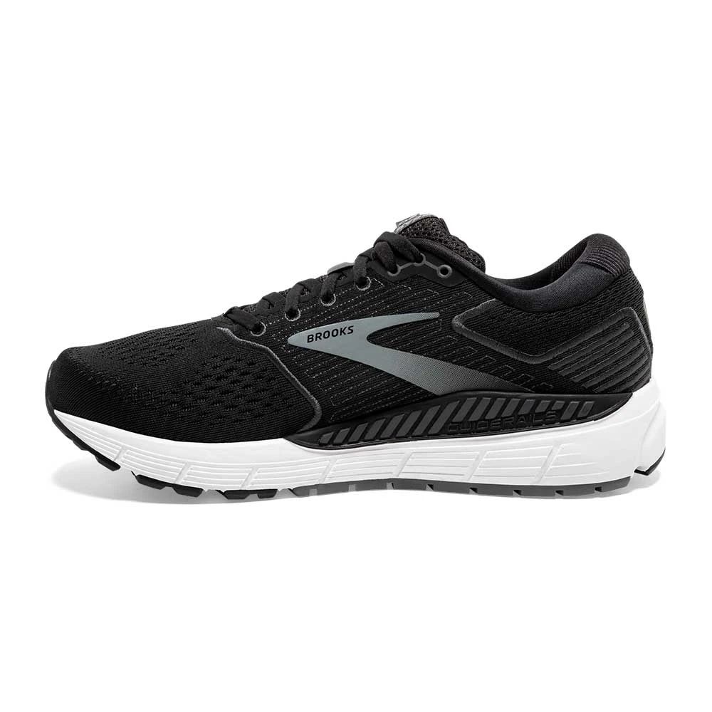 BROOKS Men's Beast 20 Running Shoe- Black/Ebony/Grey- Wide (2E) 3 BROOKS Men's Beast 20 Running Shoe- Black/Ebony/Grey- Wide (2E) - Image 3