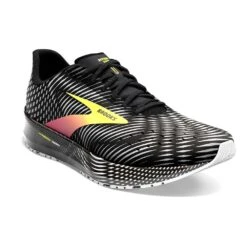 BROOKS Men's Hyperion Tempo Running Shoe - Black/Pink/Yellow - Regular (D) 8 BROOKS Men's Hyperion Tempo Running Shoe - Black/Pink/Yellow - Regular (D) -Fashion Shoes Shop 110339 074 A Hyperion Tempo 1
