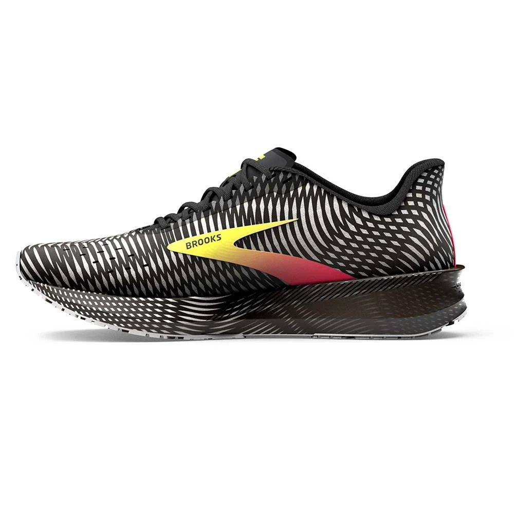 BROOKS Men's Hyperion Tempo Running Shoe - Black/Pink/Yellow - Regular (D) 2 BROOKS Men's Hyperion Tempo Running Shoe - Black/Pink/Yellow - Regular (D) - Image 2