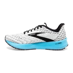 BROOKS Men's Hyperion Tempo Running Shoe - White/Black/Iced Aqua - Regular (D) -Fashion Shoes Shop 110339 129 M Hyperion Tempo