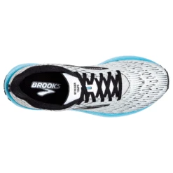 BROOKS Men's Hyperion Tempo Running Shoe - White/Black/Iced Aqua - Regular (D) -Fashion Shoes Shop 110339 129 O Hyperion Tempo