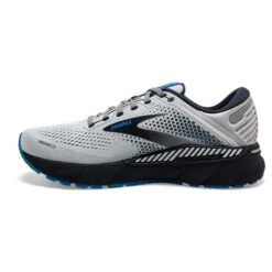 BROOKS Men's Adrenaline GTS 22 Running Shoe- Oyster/India Ink/Blue - Wide (2E) -Fashion Shoes Shop 110366 023 M Adrenaline GTS 22
