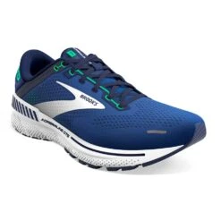 BROOKS Men's Adrenaline GTS 22 Running Shoe - Surf The Web/Blue/Irish Green - Regular (D) -Fashion Shoes Shop 110366 469 A Adrenaline GTS 22 1