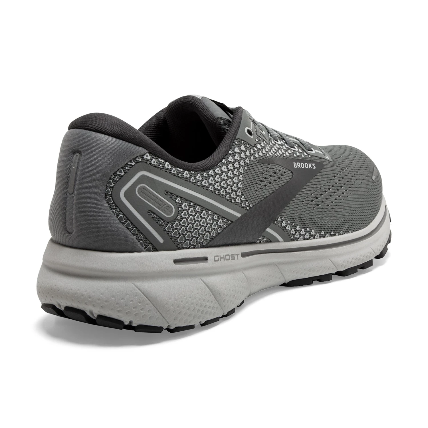 BROOKS Men's Ghost 14 Running Shoe - Grey/Alloy/Oyster — Regular (D) 2 BROOKS Men's Ghost 14 Running Shoe - Grey/Alloy/Oyster — Regular (D) - Image 2