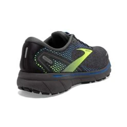 BROOKS Men's Ghost 14 Running Shoe- Black/Blue/Nightlife- Regular (D) -Fashion Shoes Shop 110369 069 H Ghost 14