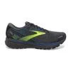 BROOKS Men's Ghost 14 Running Shoe- Black/Blue/Nightlife- Regular (D)
