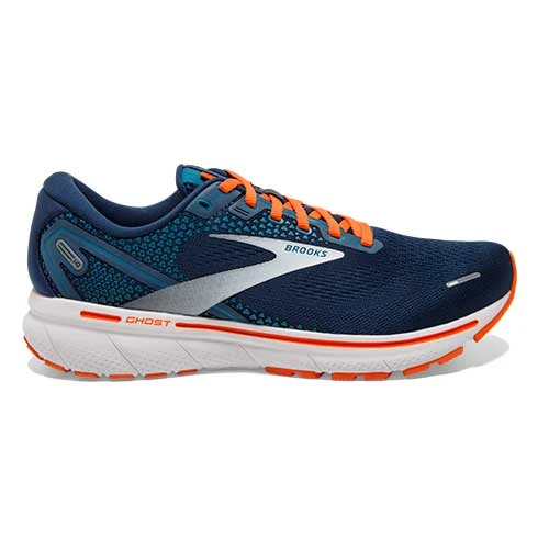 BROOKS Men's Ghost 14 Running Shoe - Titan/Teal/Flame — Regular (D) 1 BROOKS Men's Ghost 14 Running Shoe - Titan/Teal/Flame — Regular (D)