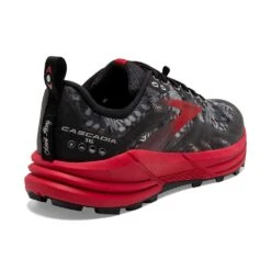 BROOKS Men's Cascadia 16 Trail Running Shoe - Black/Grey/Red - Regular (D) 9 BROOKS Men's Cascadia 16 Trail Running Shoe - Black/Grey/Red - Regular (D) -Fashion Shoes Shop 110376 008 H Cascadia 16