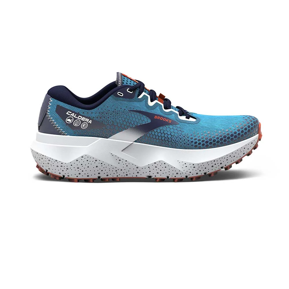 BROOKS Men's Caldera 6 Trail Shoe- Peacoat/Atomic Blue/Rooibos - Regular (D) 1 BROOKS Men's Caldera 6 Trail Shoe- Peacoat/Atomic Blue/Rooibos - Regular (D)