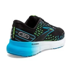 BROOKS Men's Glycerin 20 Running Shoe- Black/Hawaiian Ocean/Green - Regular (D) 8 BROOKS Men's Glycerin 20 Running Shoe- Black/Hawaiian Ocean/Green - Regular (D) -Fashion Shoes Shop 110382 006 H Glycerin 20