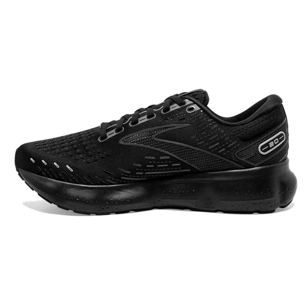 BROOKS Men's Glycerin 20 Running Shoe- Black/Black/Ebony- Regular (D) 3 BROOKS Men's Glycerin 20 Running Shoe- Black/Black/Ebony- Regular (D) - Image 3
