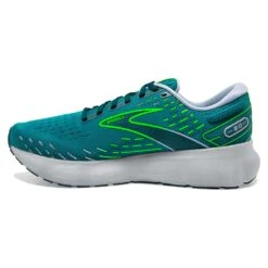 BROOKS Men's Glycerin 20 Running Shoe - Kayaking/Heron/Green Gecko - Regular (D) -Fashion Shoes Shop 110382 386 M Glycerin 20