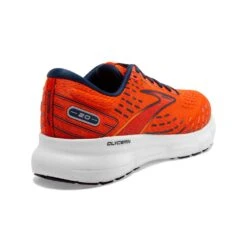 BROOKS Men's Glycerin 20 Running Shoe- Orange/Titan/Flame- Regular (D) -Fashion Shoes Shop 110382 843 H Glycerin 20