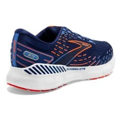 BROOKS Men's Glycerin GTS 20 Running Shoe - Blue Depths/Palace Blue/Orange - Wide (2E) -Fashion Shoes Shop 110383 444 H Glycerin GTS 20