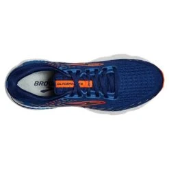 BROOKS Men's Glycerin GTS 20 Running Shoe - Blue Depths/Palace Blue/Orange - Wide (2E) -Fashion Shoes Shop 110383 444 O Glycerin GTS 20
