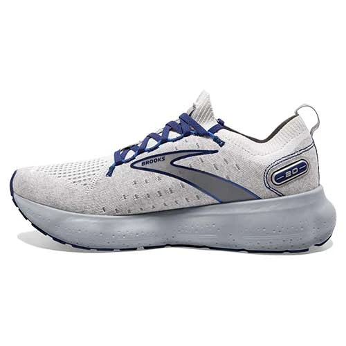 BROOKS Men's Glycerin StealthFit 20 Running Shoe - Oyster/Alloy/Blue Depths - Regular (D) 2 BROOKS Men's Glycerin StealthFit 20 Running Shoe - Oyster/Alloy/Blue Depths - Regular (D) - Image 2
