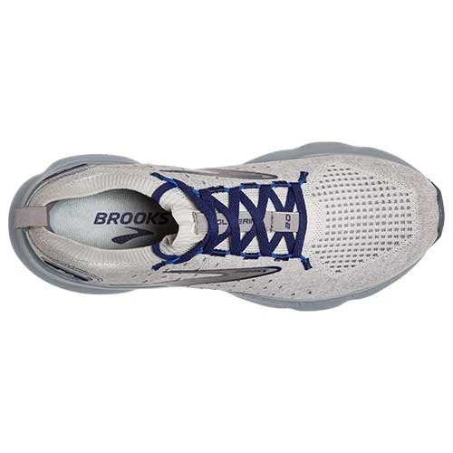 BROOKS Men's Glycerin StealthFit 20 Running Shoe - Oyster/Alloy/Blue Depths - Regular (D) 5 BROOKS Men's Glycerin StealthFit 20 Running Shoe - Oyster/Alloy/Blue Depths - Regular (D) - Image 5