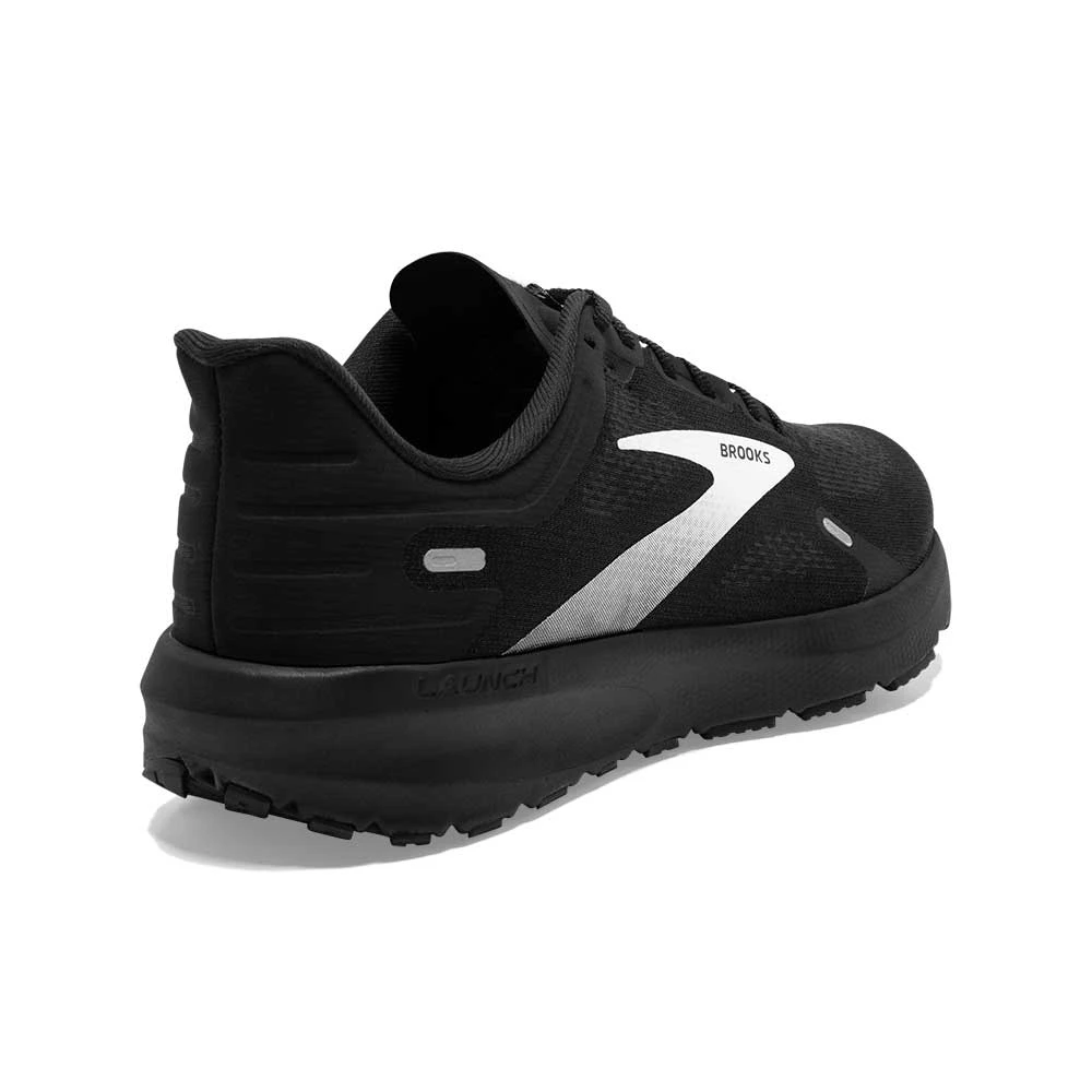 BROOKS Men's Launch 9 Running Shoe - Black/White- Regular (D) 5 BROOKS Men's Launch 9 Running Shoe - Black/White- Regular (D) - Image 5
