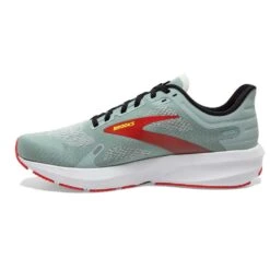 BROOKS Men's Launch 9 Running Shoe- Blue Surf/Black/Cherry Tomato- Regular (D) -Fashion Shoes Shop 110386 413 M Launch 9