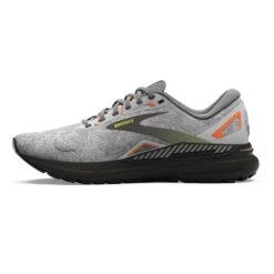 BROOKS Adrenaline GTS 23 (D) - Oyster/Black/Red Orange -Fashion Shoes Shop 110391 017 M Adrenaline GTS 23