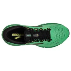 BROOKS Men's Ghost 15 Running Shoe- Green/Black/Sharp Green -Fashion Shoes Shop 110393 360 O Ghost 15