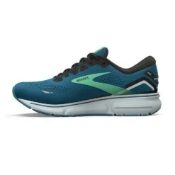 BROOKS Men's Ghost 15 Running Shoe - Moroccan Blue/Black/Spring Bud - Regular (D) -Fashion Shoes Shop 110393 462 M Ghost 15