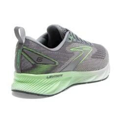 BROOKS Men's Levitate 6 Running Shoe- Primer Grey/Neon Green- Regular (D) -Fashion Shoes Shop 110395 312 H Levitate 6