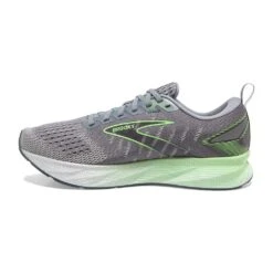 BROOKS Men's Levitate 6 Running Shoe- Primer Grey/Neon Green- Regular (D) -Fashion Shoes Shop 110395 312 M Levitate 6