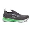 BROOKS Men's Levitate StealthFit 6 Running Shoe- Blackened Pearl/Green/White- Regular (D)