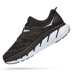 Hoka Men's Gaviota 4 Running Shoe - Black/White - Regular (D) -Fashion Shoes Shop 1123198 BWHT 4