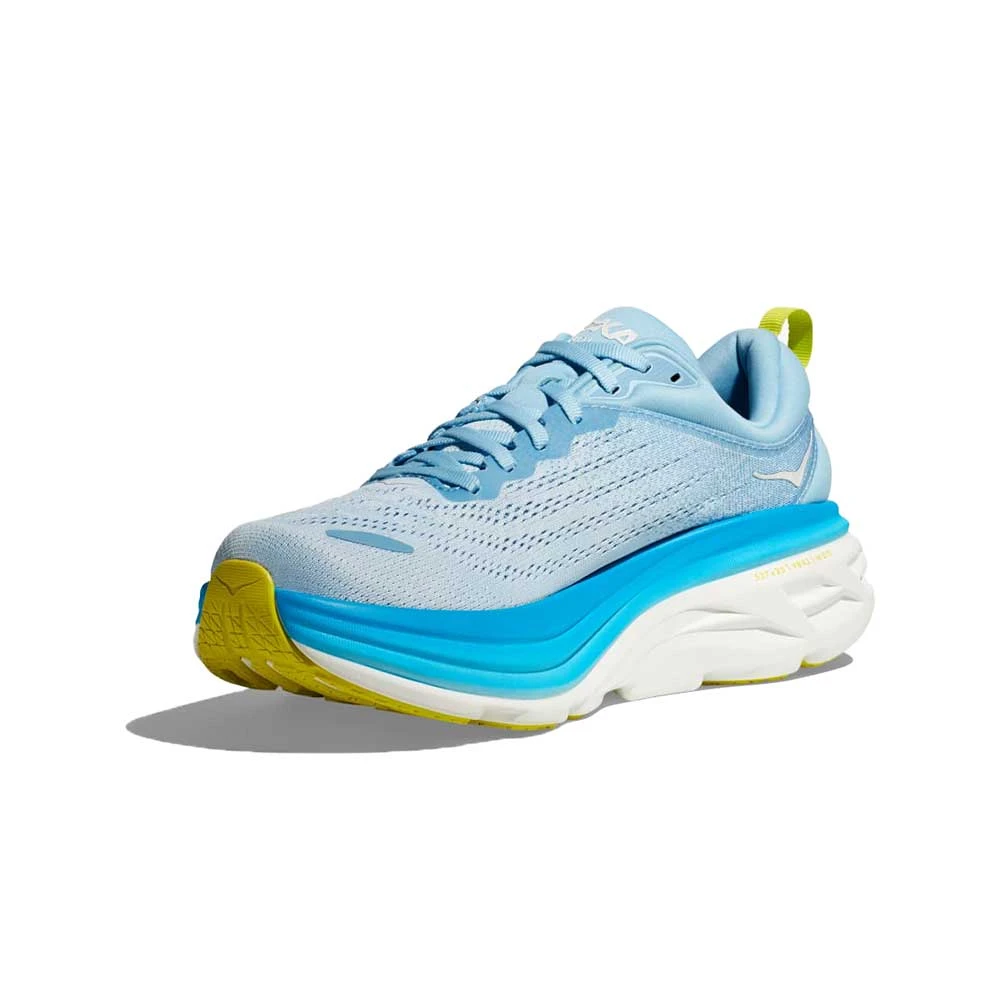 Hoka Men's Bondi 8 Running Shoe - Airy Blue/Diva Blue - Wide (2E) 2 Hoka Men's Bondi 8 Running Shoe - Airy Blue/Diva Blue - Wide (2E) - Image 2