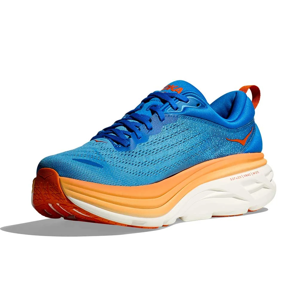 Hoka Men's Bondi 8 - Coastal Sky/All Aboard 3 Hoka Men's Bondi 8 - Coastal Sky/All Aboard - Image 3