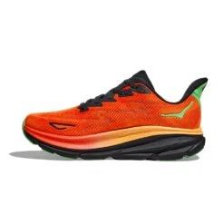 Hoka Men's Clifton 9 Running Shoe- Flame/Vibrant Orange - Regular (D) -Fashion Shoes Shop 1127895 FVOR 8