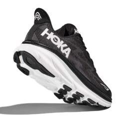Hoka Men's Clifton 9 Running Shoe- Black/White - Wide (2E) -Fashion Shoes Shop 1127896 BWHT 4 59524f32 019b 449c 9200 86ed5a12aebe