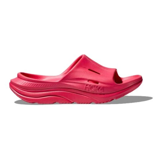 Hoka Unisex Ora Recovery Slide 3 - Raspberry/Raspberry - Regular (D) -Fashion Shoes Shop 1135061 RRSP 1