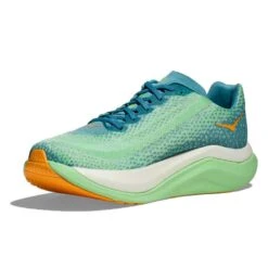 Hoka Men's Mach X Running Shoe - Ocean Mist/Lime Glow - Regular (D) -Fashion Shoes Shop 1141450 OMLG 3