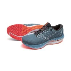 Mizuno Men's Wave Inspire 19 Running Shoe- Provincial Blue/White- Regular (D) -Fashion Shoes Shop 1280 AgL3SX8hGpQ33QI3