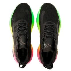 Men's Foreverrun Nitro Futrograde Running Shoe - Puma Black/Green Gecko- Regular (D) -Fashion Shoes Shop 380005 01 sv04