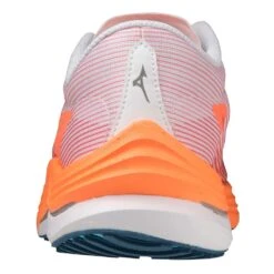 Mizuno Men's Wave Rebellion Flash Running Shoe- White/Silver - Regular (D) -Fashion Shoes Shop 411392 0073 05