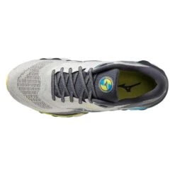 Mizuno Men's Wave Sky 7 Running Shoe - Pearl Blue/White - Regular (D) -Fashion Shoes Shop 411411 5F00 04